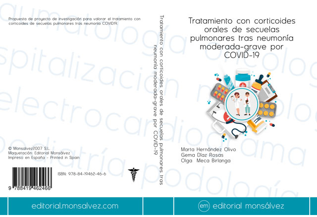 Tratamiento con corticoides orales de secuelas pulmonares tras neumonía moderada-grave por COVID-19