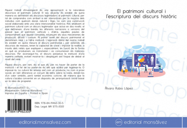 El patrimoni cultural i l'escriptura del discurs històric