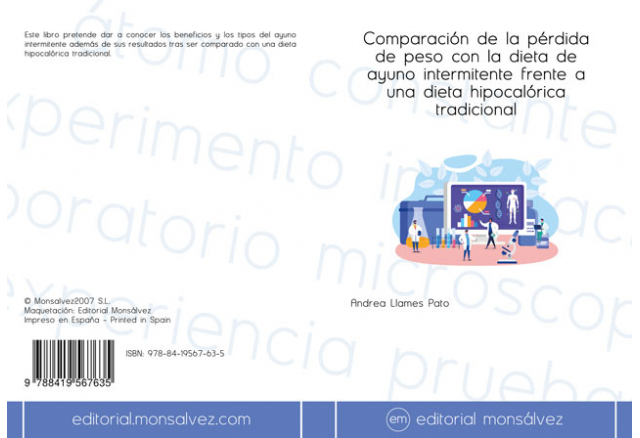 Comparación de la pérdida de peso con la dieta de ayuno intermitente frente a una dieta hipocalórica tradicional