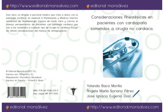Consideraciones Anestésicas en pacientes con cardiopatía sometidos a cirugía no cardiaca.