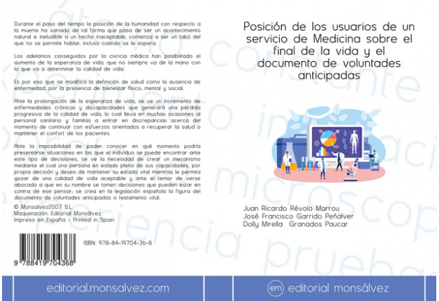 Posición de los usuarios de un servicio de Medicina sobre el final de la vida y el documento de voluntades anticipadas