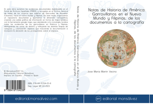 Notas de Historia de América: Garrovillanos en el Nuevo Mundo y Filipinas, de los documentos a la cartografía