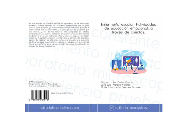 Enfermería escolar. Actividades de educación emocional, a través de cuentos.