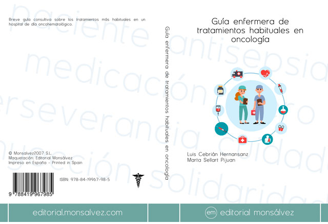 Guía enfermera de tratamientos habituales en oncología