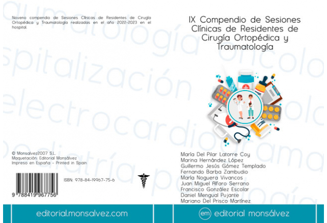 IX Compendio de Sesiones Clínicas de Residentes de Cirugía Ortopédica y Traumatología