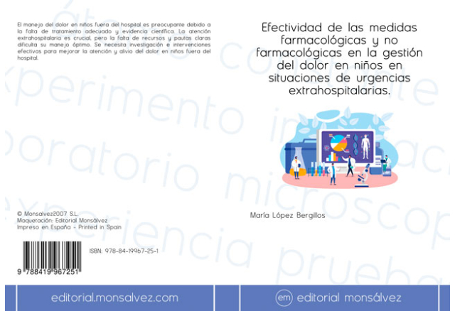 Efectividad de las medidas farmacológicas y no farmacológicas en la gestión del dolor en niños en situaciones de urgencias extrahospitalarias.