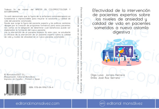 Efectividad de la intervención de pacientes expertos sobre los niveles de ansiedad y calidad de vida en pacientes sometidos a nueva ostomía digestiva