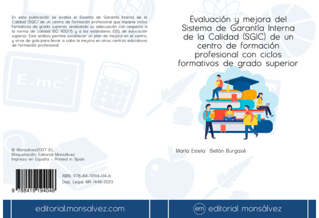 Evaluación y mejora del Sistema de Garantía Interna de la Calidad (SGIC) de un centro de formación profesional con ciclos formativos de grado superior