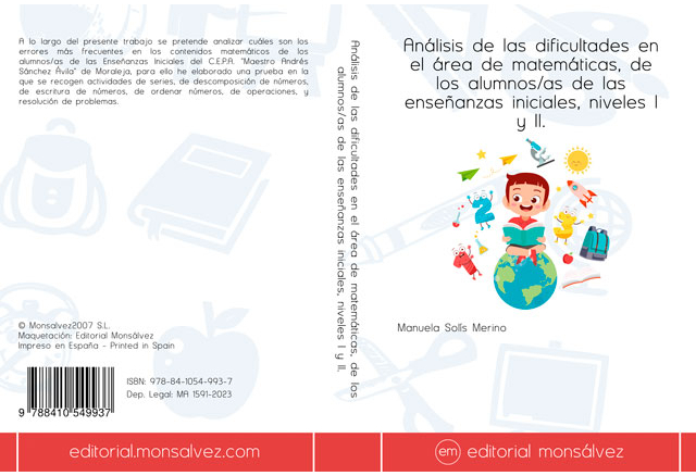 Análisis de las dificultades en el área de matemáticas, de los alumnos/as de las enseñanzas iniciales, niveles I y II.