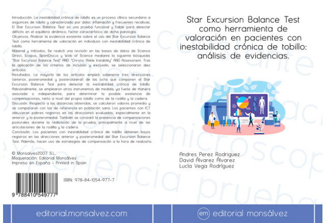 Star Excursion Balance Test como herramienta de valoración en pacientes con inestabilidad crónica de tobillo: análisis de evidencias.