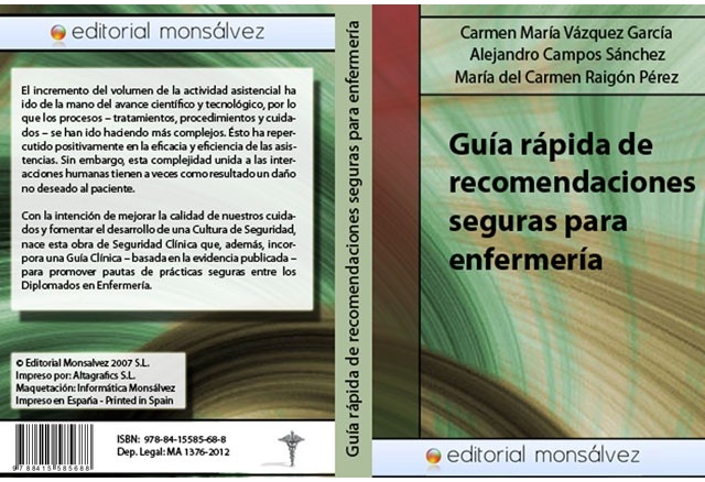 Guía rápida de recomendaciones seguras para enfermería