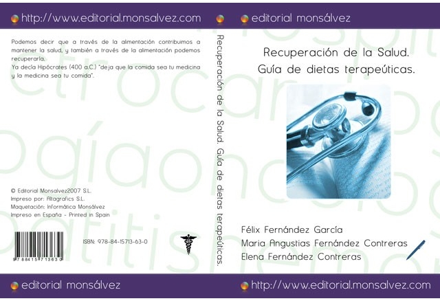 Recuperación de la Salud. Guía de dietas terapeúticas.