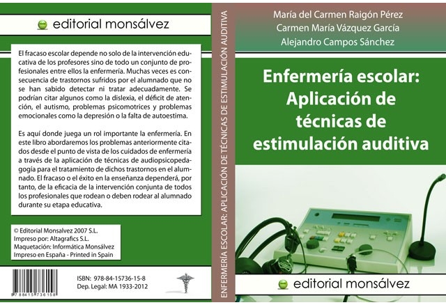 Enfermería escolar: Aplicación de técnicas de estimulación auditiva.