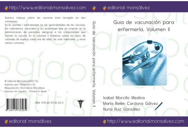 Guia de vacunación para enfermería. Volumen II