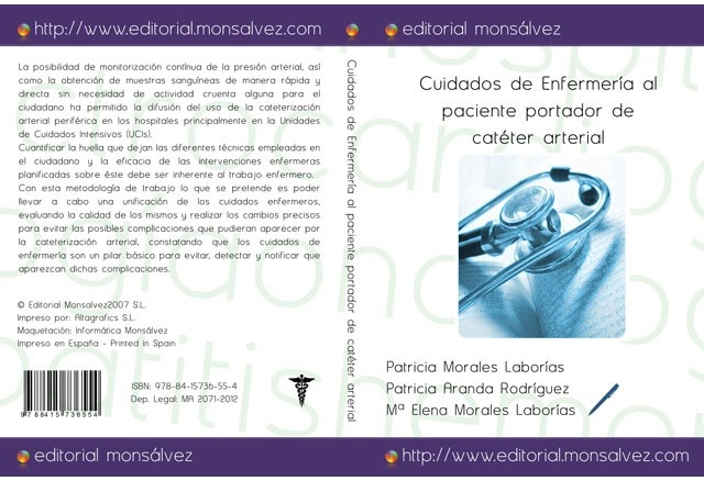 Cuidados de Enfermería al paciente portador de catéter arterial