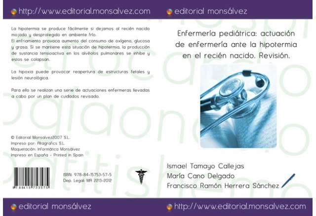 Enfermería pediátrica: actuación de enfermería ante la hipotermia en el recién nacido. Revisión.