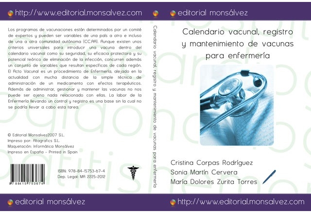 Calendario vacunal, registro y mantenimiento de vacunas para enfermería