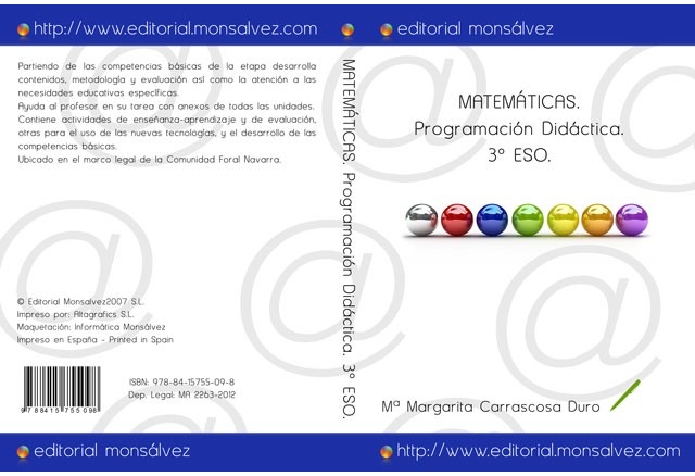 MATEMÁTICAS. Programación Didáctica. 3º ESO.