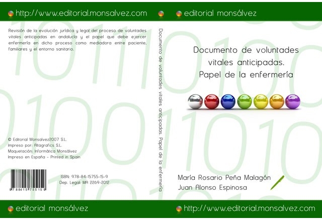Documento de voluntades vitales anticipadas. Papel de la enfermería