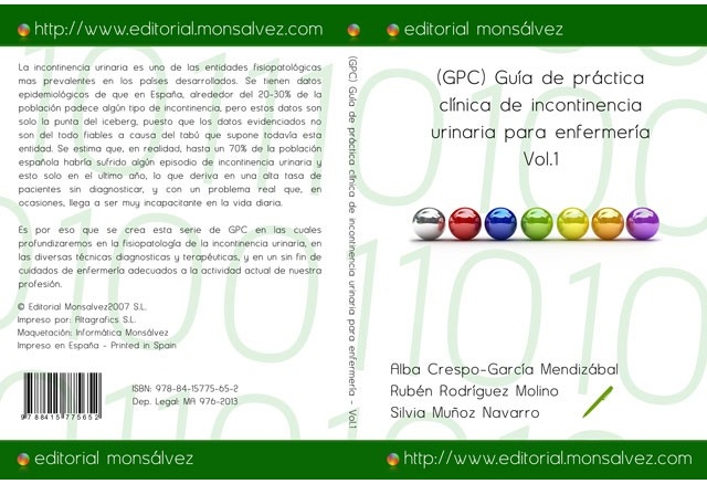 (GPC) Guía de práctica clínica de incontinencia urinaria para enfermería - Vol.1